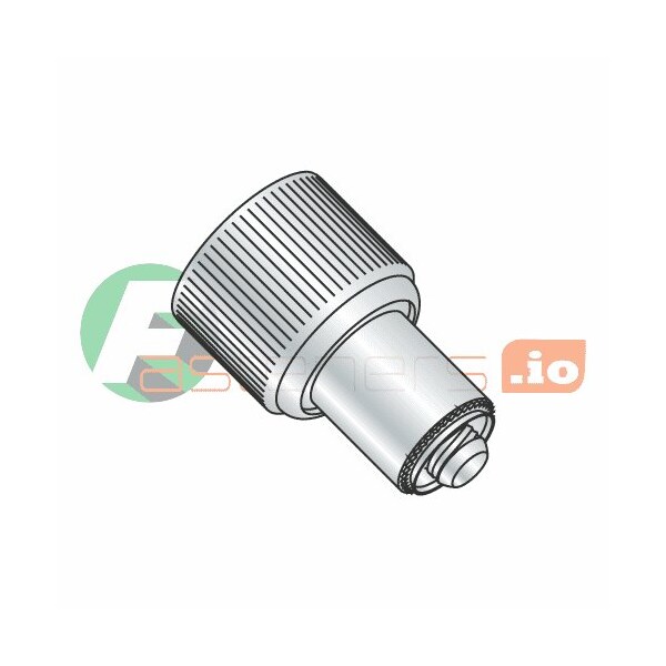 Newport Fasteners Captive Panel Screw, #8-32 Thrd Sz, Plain Steel 196527 - main